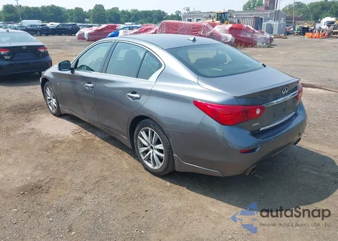 2014 Infiniti Q50 Premium из США, поврежденный, VIN JN1BV7ARXEM687913